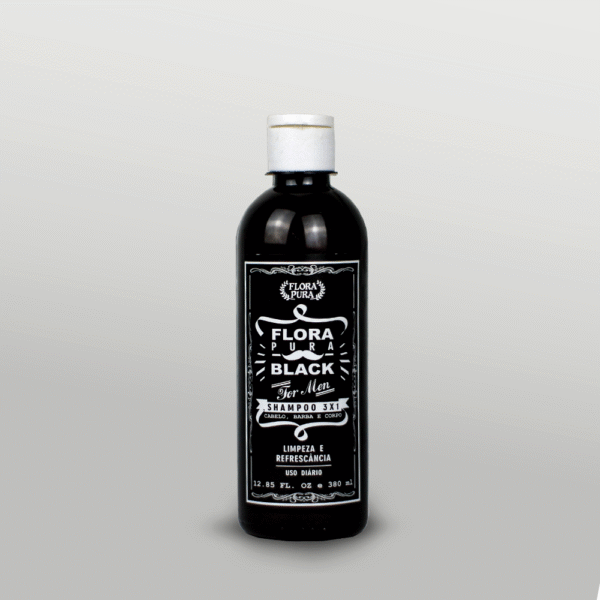 Shampoo Black for Men 3×1 Linha 380ml