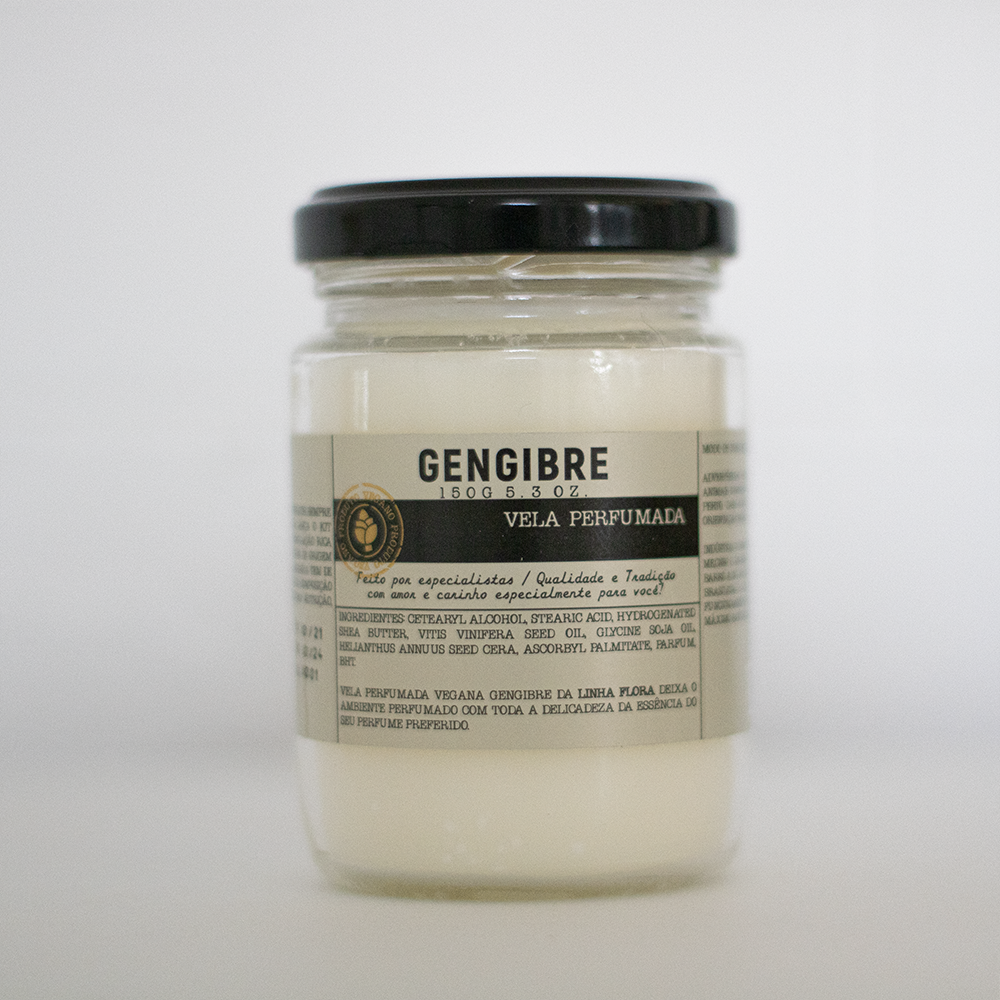 Vela Perfumada de Gengibre 150g