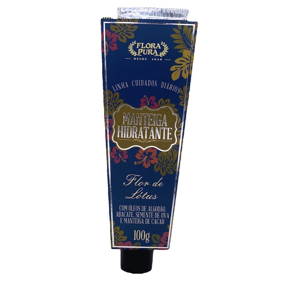Manteiga Hidratante Flor de Lotus 100g Linha Cuidados Diários