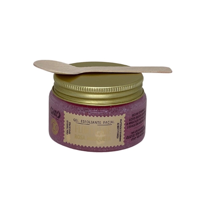 Gel Esfoliante Facial Rosa Mosqueta 100g
