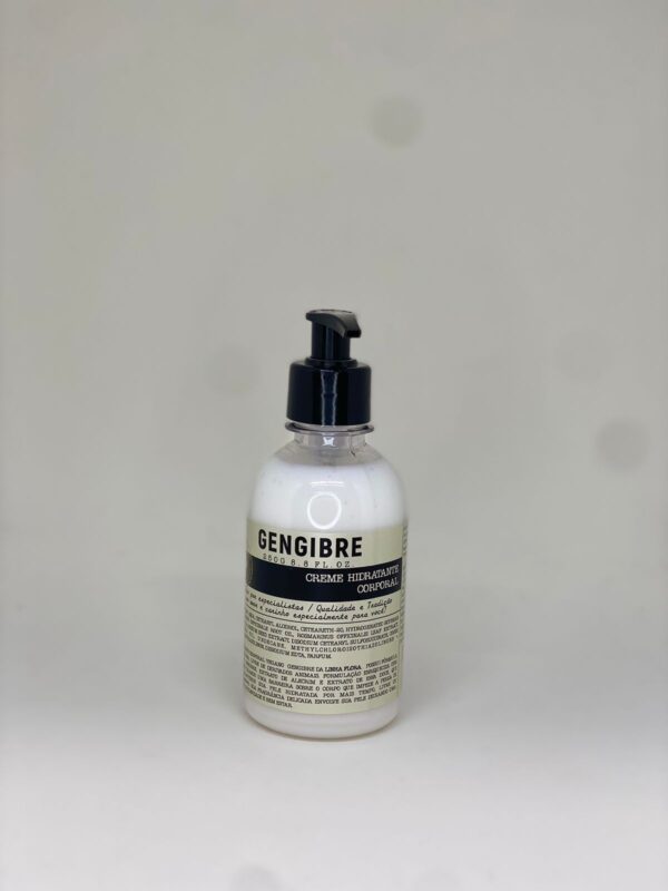 Creme Hidratante Vegano Gengibre 250gr