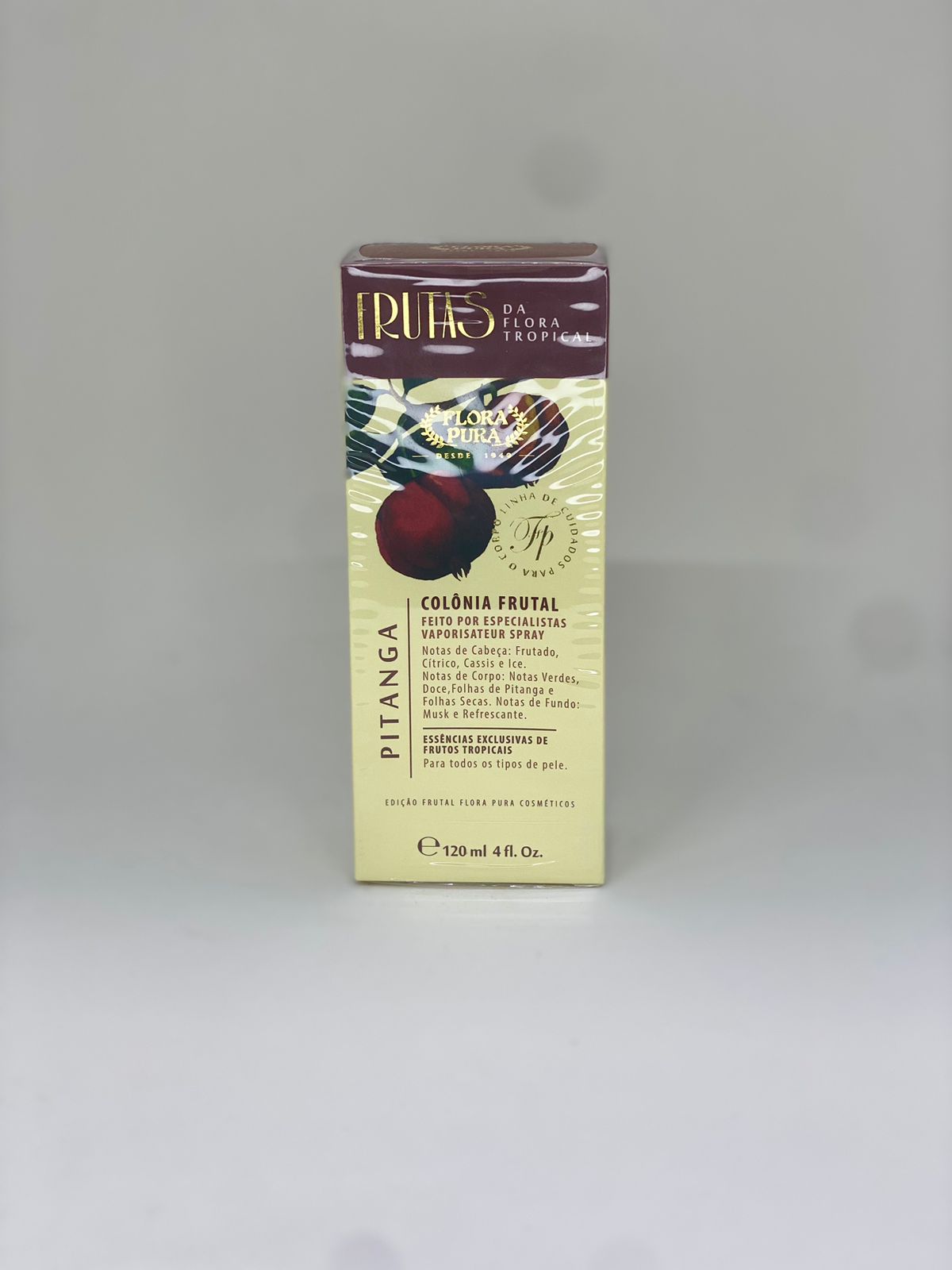 Deo Colônia de Pitanga 120ml Linha Frutas Flora Pura