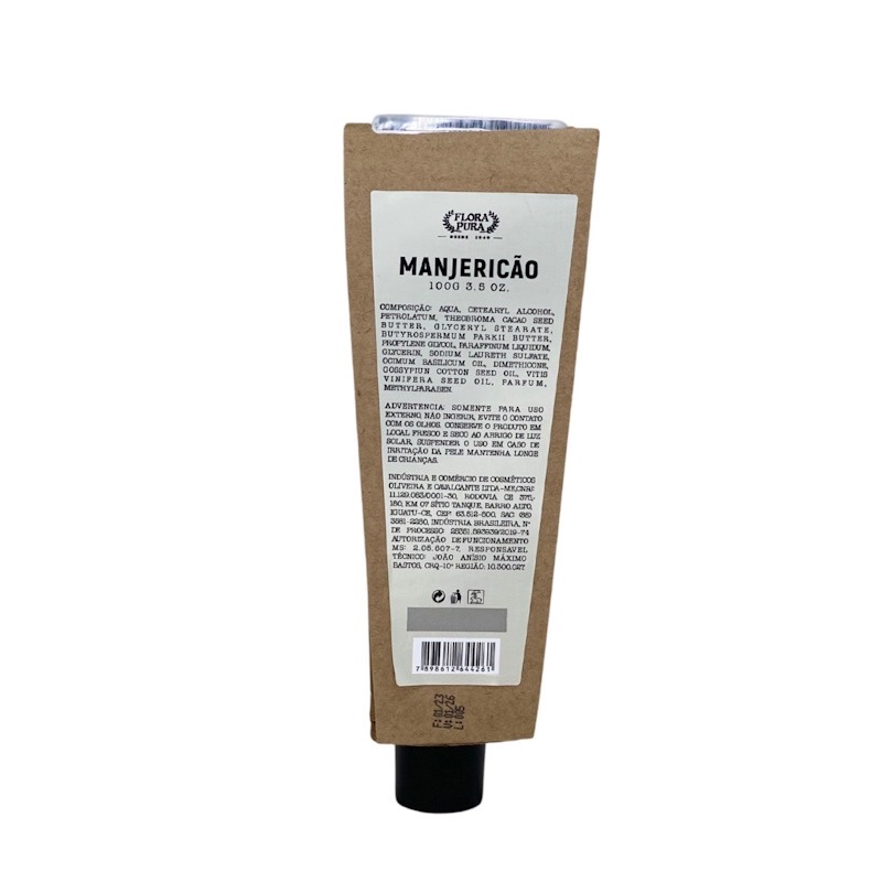 Manteiga Hidratante Manjericão 100g