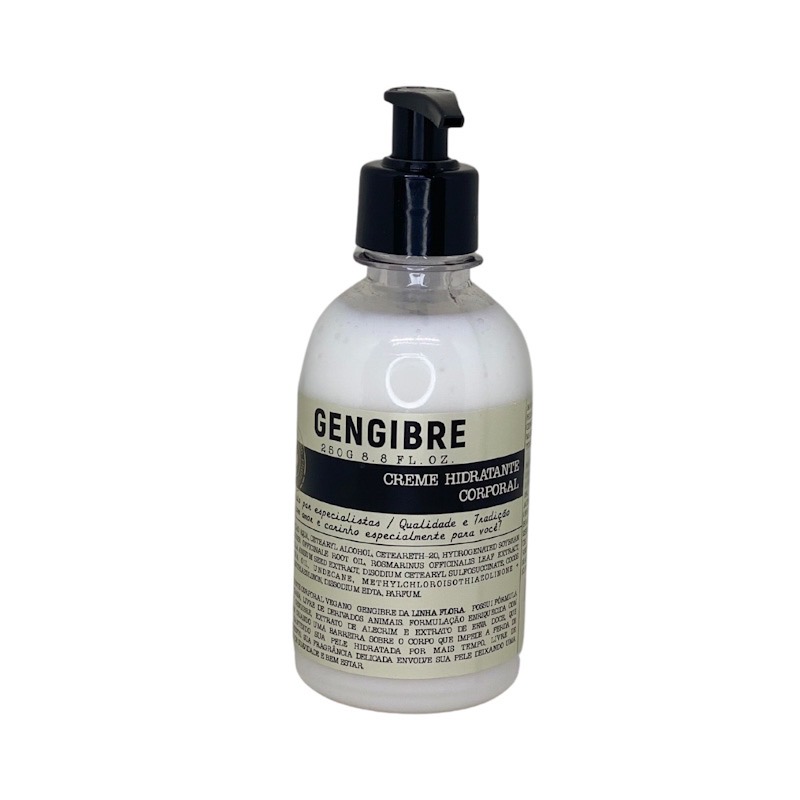 Creme Hidratante Vegano Gengibre 250g