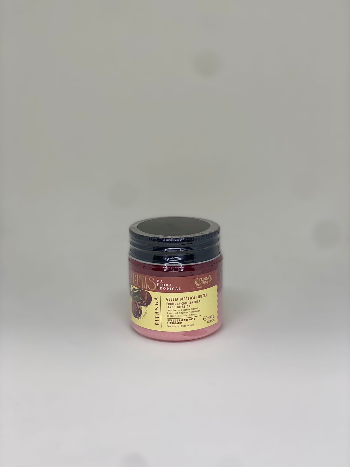 Geleia Bifásica de Pitanga 180gr Linha Frutas Flora Pura