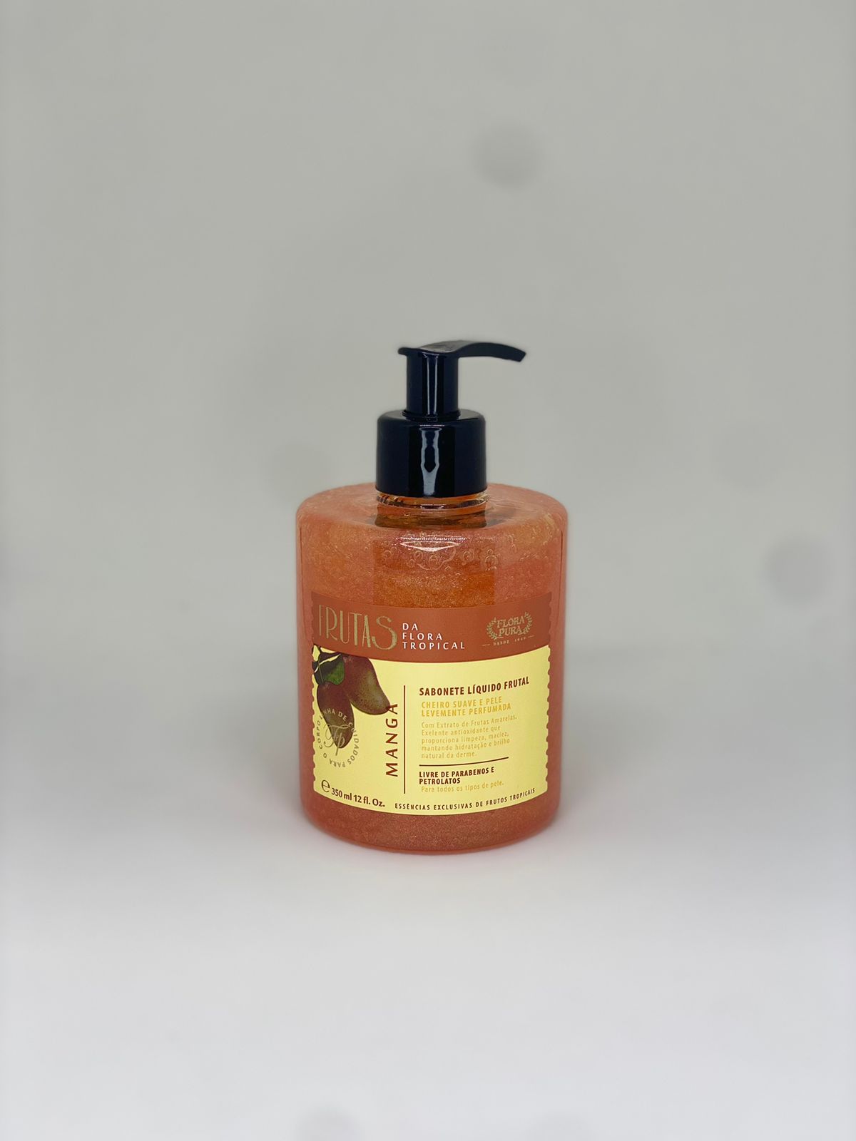 SABONETE LIQUIDO LINHA FRUTAS DE FLORA – Manga 350ML FLORA PURA