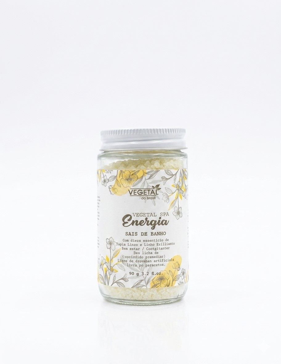 SAIS DE BANHO ENERGIA - 90 GR - VEGETAL SPA
