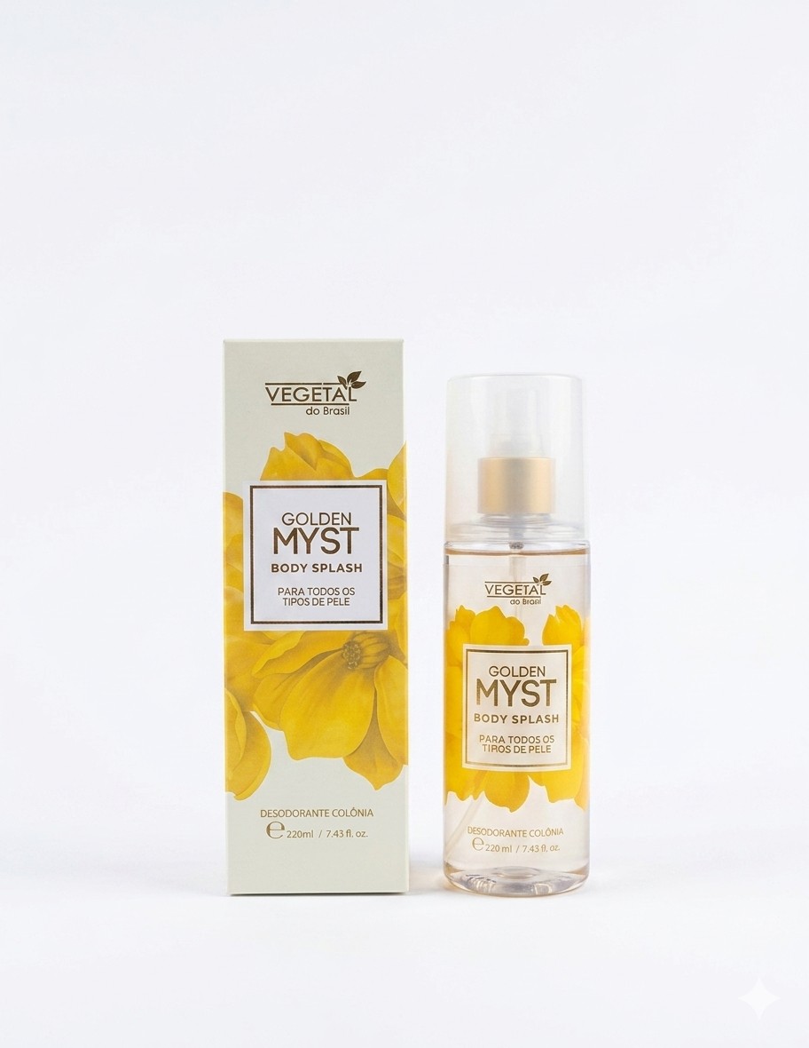 BODY SPLASH GOLDEN MYST 220ML VEGETAL DO BRASIL
