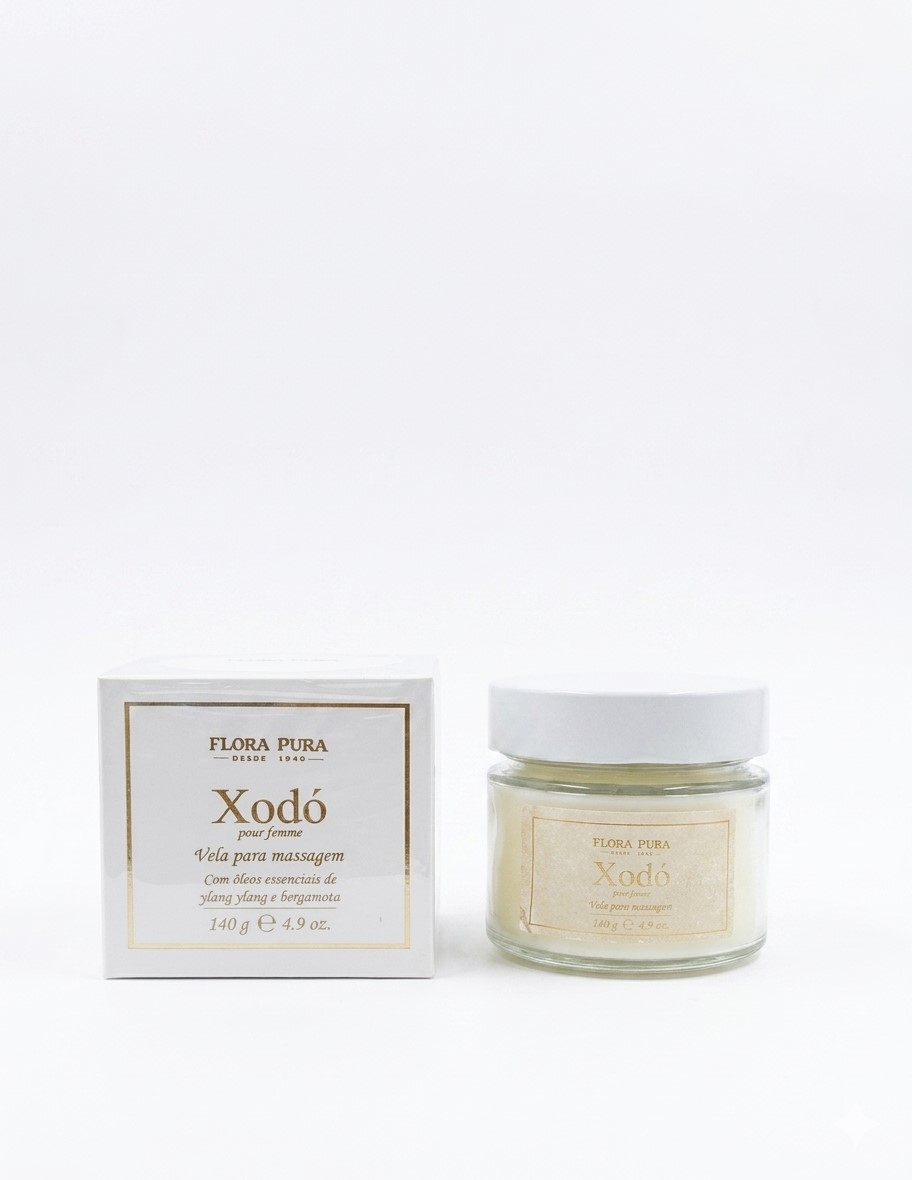 VELA DE MASSAGEM XODO-140G- POUR FEMME-FLORA PURA