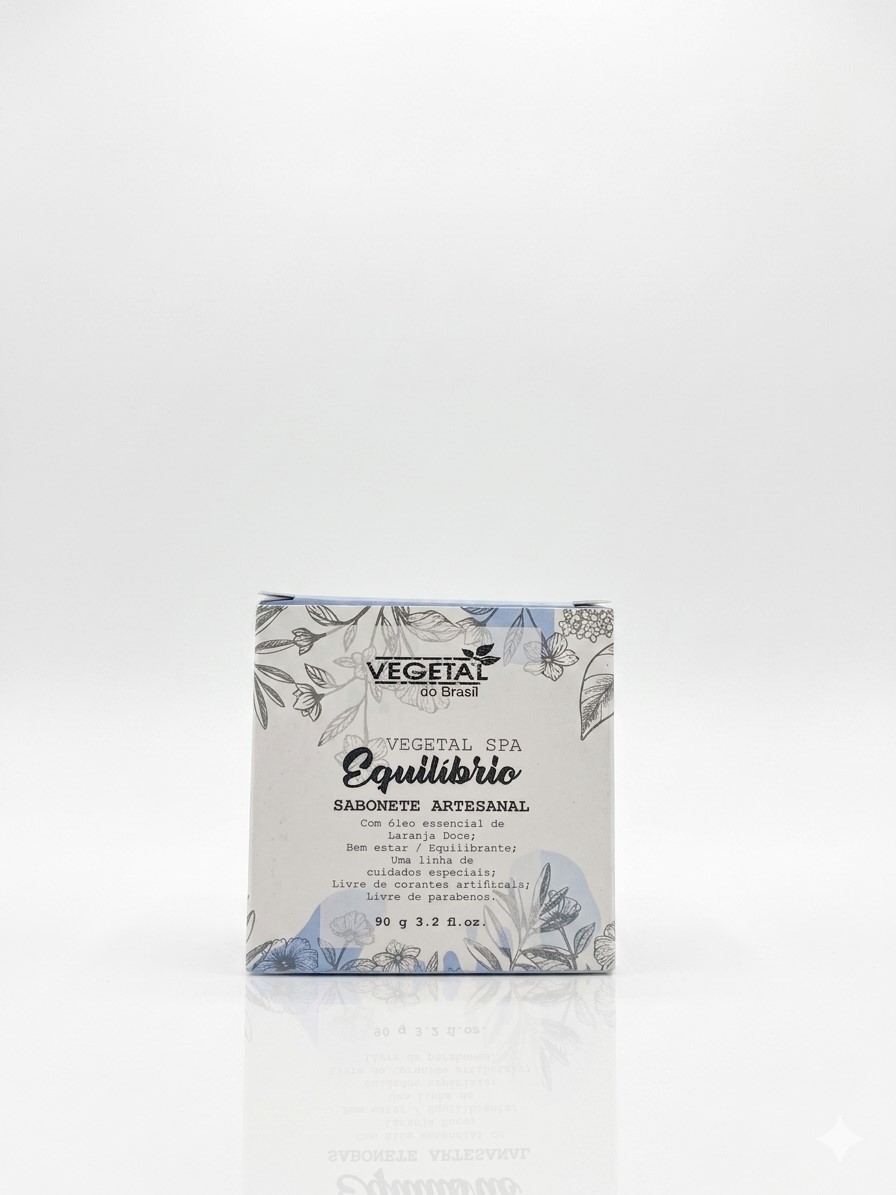 SABONETE ARTESANAL EQUILIBRIO VEGETAL - LINHA SPA