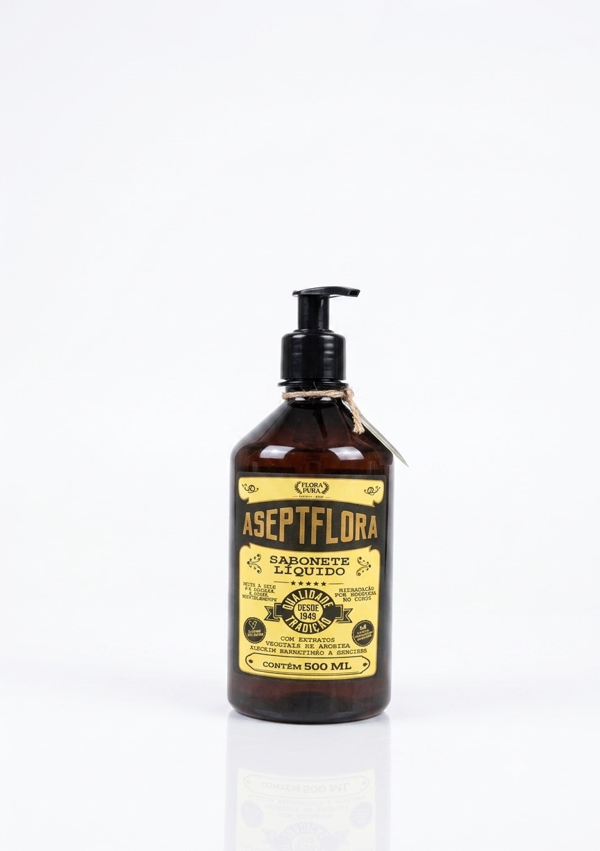 SABONETE LIQUIDO ASEPTFLORA - 500 ML