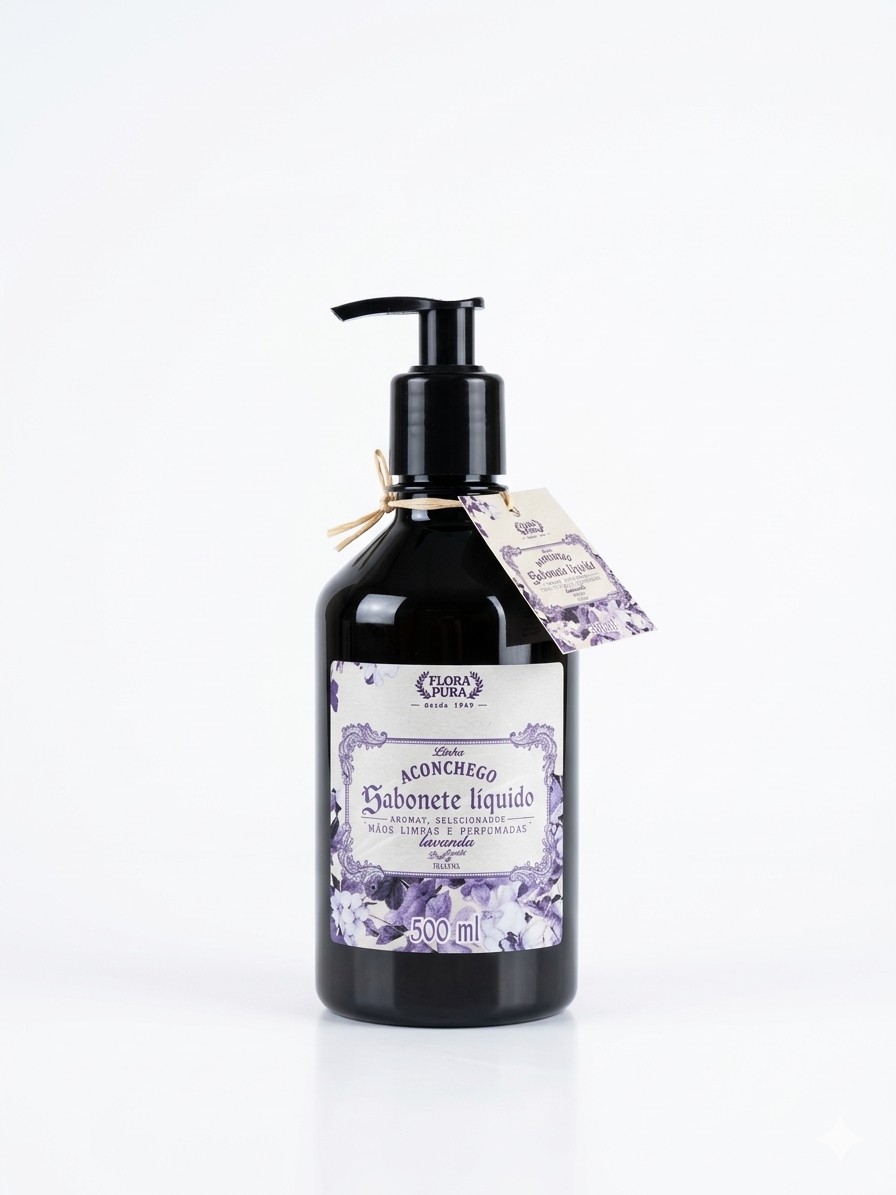 Sabonete Liquido Lavanda 500ml Linha Aconchego