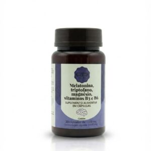 MELATONINA,TRIPTOFANO,MAGNESIO E VITAMINAS 1200MG